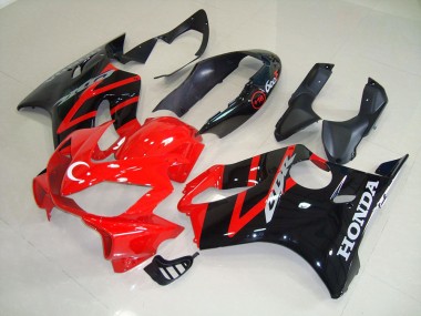 Affordable 2004-2007 Black Red Honda CBR600 F4i Motor Fairings Canada