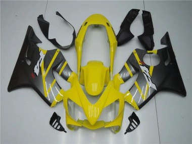 Affordable 2004-2007 Yellow Grey Honda CBR600 F4i Bike Fairing Kit Canada
