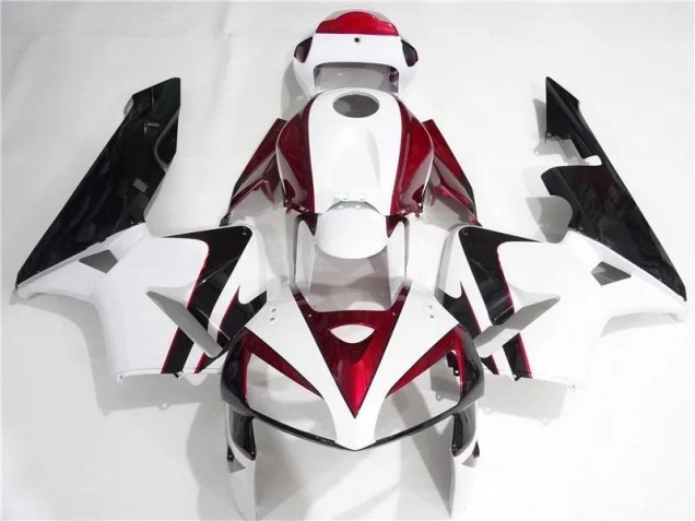 Affordable 2005-2006 Red White Black Honda CBR600RR Motorcycle Fairing Canada Affordable 2005-2006 Red White Black Honda CBR600RR Motorcycle Fairing Canada