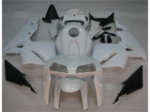 Affordable 2005-2006 White Honda CBR600RR Bike Fairing Kit Canada Affordable 2005-2006 White Honda CBR600RR Bike Fairing Kit Canada