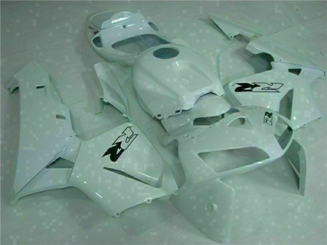 Affordable 2005-2006 White Honda CBR600RR Replacement Motorcycle Fairings Canada Affordable 2005-2006 White Honda CBR600RR Replacement Motorcycle Fairings Canada