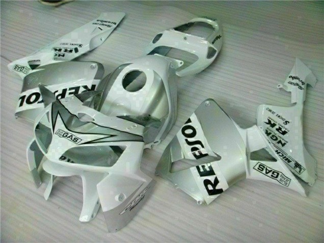 Affordable 2005-2006 White Repsol Honda CBR600RR Motorbike Fairing Kits Canada