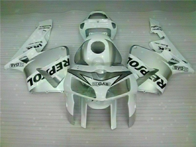 Affordable 2005-2006 White Repsol Honda CBR600RR Motorbike Fairing Kits Canada