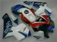 Affordable 2005-2006 White Blue Honda CBR600RR Moto Fairings Canada