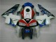 Affordable 2005-2006 White Blue Honda CBR600RR Moto Fairings Canada