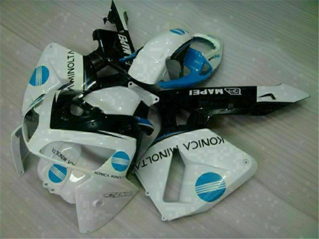 Affordable 2005-2006 White Blue Honda CBR600RR Motorcyle Fairings Canada