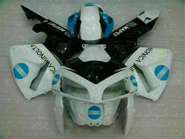 Affordable 2005-2006 White Blue Honda CBR600RR Motorcyle Fairings Canada