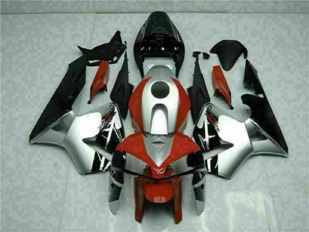 Affordable 2005-2006 Black Silver Red Honda CBR600RR Motorcycle Fairings Canada Affordable 2005-2006 Black Silver Red Honda CBR600RR Motorcycle Fairings Canada
