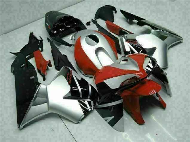 Affordable 2005-2006 Black Silver Red Honda CBR600RR Motorcycle Fairings Canada Affordable 2005-2006 Black Silver Red Honda CBR600RR Motorcycle Fairings Canada