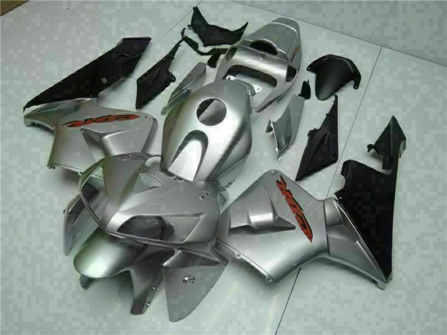 Affordable 2005-2006 Silver Honda CBR600RR Bike Fairing Kit Canada Affordable 2005-2006 Silver Honda CBR600RR Bike Fairing Kit Canada