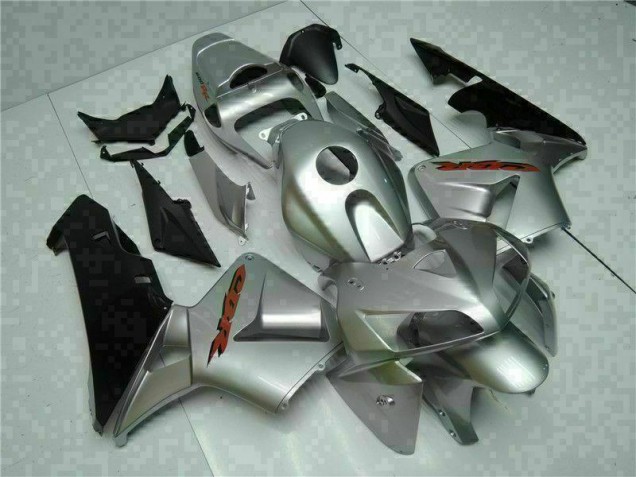 Affordable 2005-2006 Silver Honda CBR600RR Bike Fairing Kit Canada Affordable 2005-2006 Silver Honda CBR600RR Bike Fairing Kit Canada