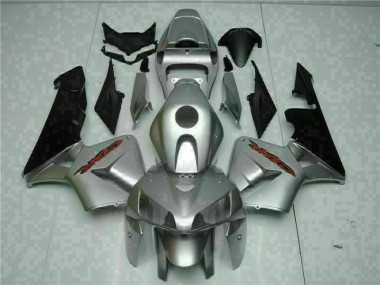 Affordable 2005-2006 Silver Honda CBR600RR Bike Fairing Kit Canada