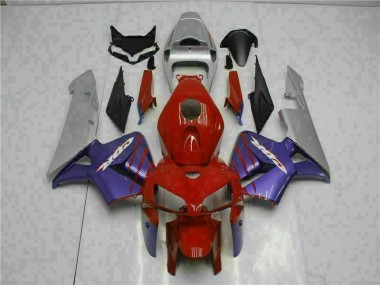 Affordable 2005-2006 Red Purple Honda CBR600RR Motorbike Fairing Kits Canada