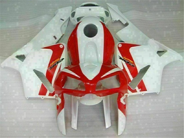 Affordable 2005-2006 Red White Honda CBR600RR Motor Fairings Canada Affordable 2005-2006 Red White Honda CBR600RR Motor Fairings Canada