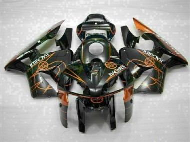 Affordable 2005-2006 Black Orange BACARDI Honda CBR600RR Motorcycle Fairing Canada