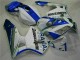 Affordable 2005-2006 White Blue Honda CBR600RR Motorcycle Fairing Kits Canada