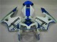 Affordable 2005-2006 White Blue Honda CBR600RR Motorcycle Fairing Kits Canada