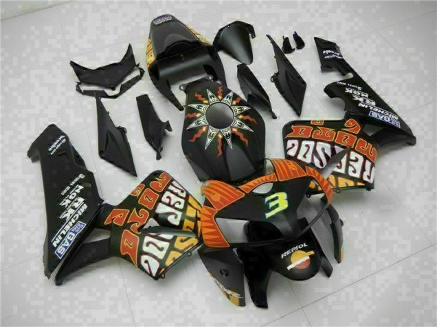 Affordable 2005-2006 Black Honda CBR600RR Motorbike Fairing Canada