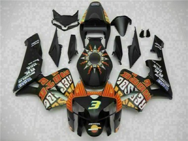 Affordable 2005-2006 Black Honda CBR600RR Motorbike Fairing Canada