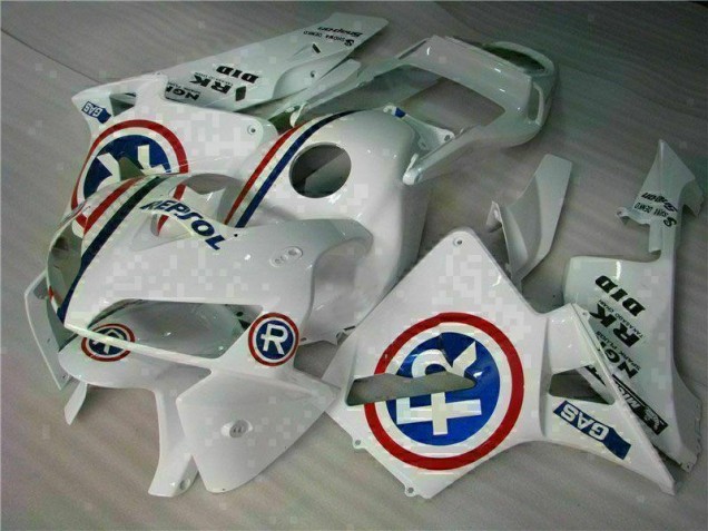 Affordable 2005-2006 White Honda CBR600RR Bike Fairings Canada Affordable 2005-2006 White Honda CBR600RR Bike Fairings Canada