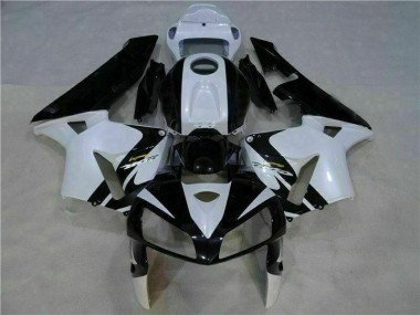 Affordable 2005-2006 White Black Honda CBR600RR Motorbike Fairing Canada