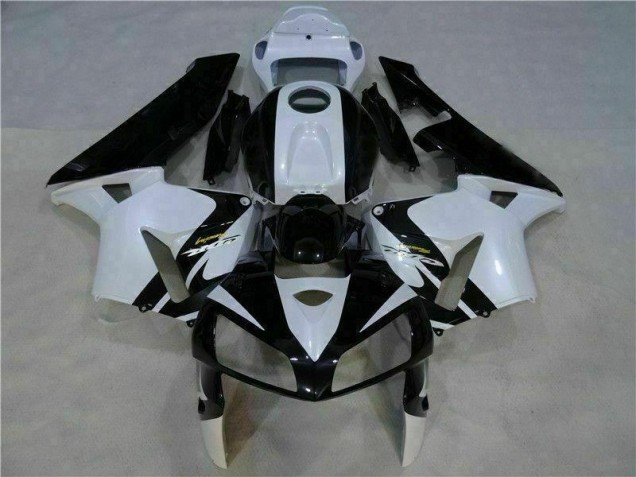 Affordable 2005-2006 White Black Honda CBR600RR Motorbike Fairing Canada
