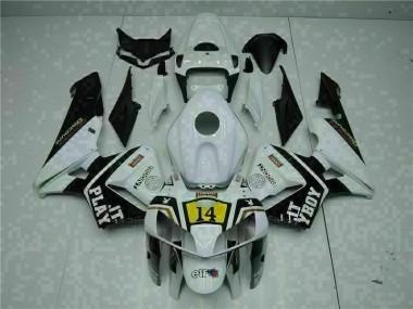 Affordable 2005-2006 White Playboy 14 Honda CBR600RR Motorcycle Replacement Fairings Canada