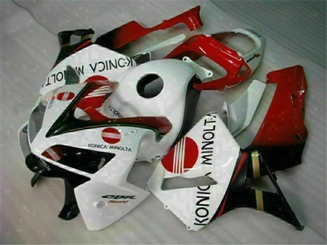 Affordable 2005-2006 White Honda CBR600RR Motorcycle Fairing Kits Canada