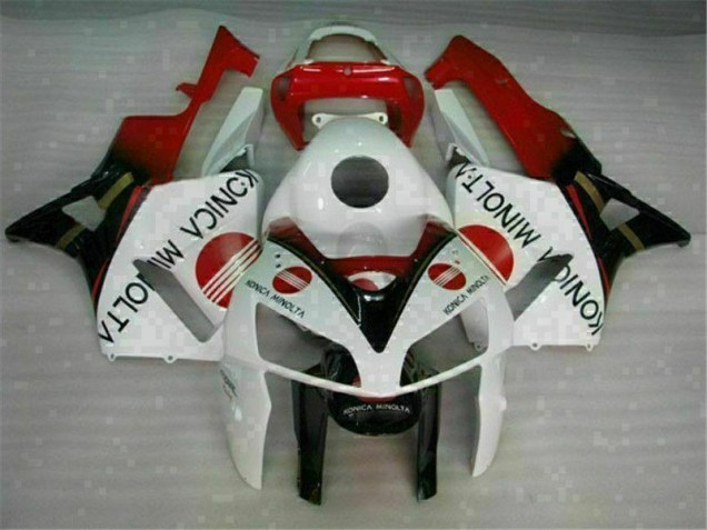 Affordable 2005-2006 White Honda CBR600RR Motorcycle Fairing Kits Canada