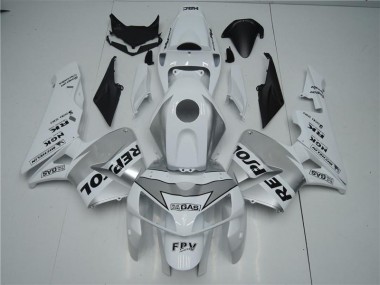 Affordable 2005-2006 White Silver Black Repsol Honda CBR600RR Motorbike Fairing Canada