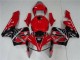 Affordable 2005-2006 Red Black Honda CBR600RR Motorcycle Fairing Kit Canada