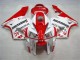 Affordable 2005-2006 Red White Honda CBR600RR Bike Fairings Canada