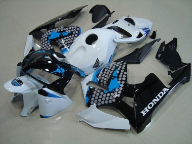 Affordable 2005-2006 Matte Black with Red Sticker Honda CBR600RR Motorcyle Fairings Canada
