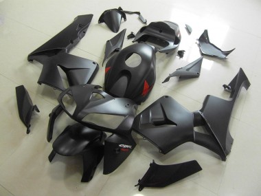 Affordable 2005-2006 Black Red Honda CBR600RR Replacement Fairings Canada