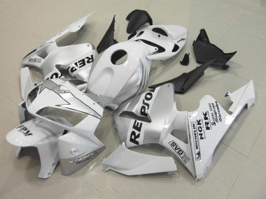 Affordable 2005-2006 Repsol White Silver Honda CBR600RR Bike Fairing Kit Canada
