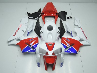 Affordable 2005-2006 White HRC Honda CBR600RR Replacement Fairings Canada