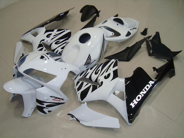 Affordable 2005-2006 White Black Honda CBR600RR Motor Fairings Canada