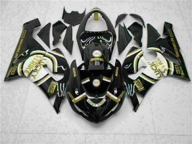 Affordable 2005-2006 Black Kawasaki ZX6R Motorcylce Fairings Canada