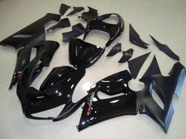 Affordable 2005-2006 Black Kawasaki ZX6R Motorcyle Fairings Canada