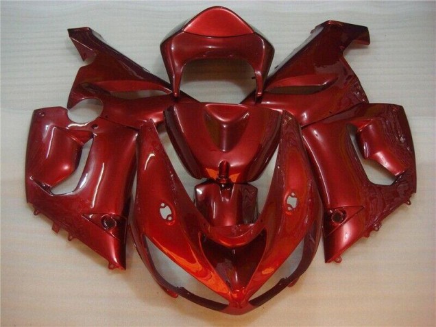 Affordable 2005-2006 Red Kawasaki ZX6R Bike Fairing Canada Affordable 2005-2006 Red Kawasaki ZX6R Bike Fairing Canada