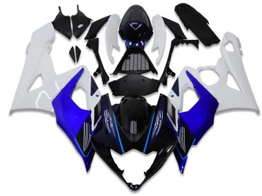 Affordable 2005-2006 Blue White Suzuki GSXR 1000 Motorcycle Fairing Kits Canada