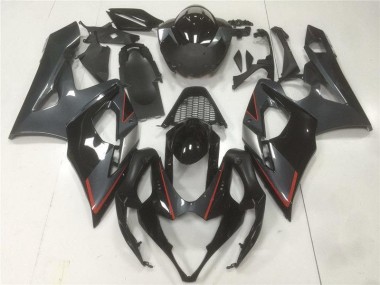Affordable 2005-2006 Black Grey Suzuki GSXR 1000 Moto Fairings Canada