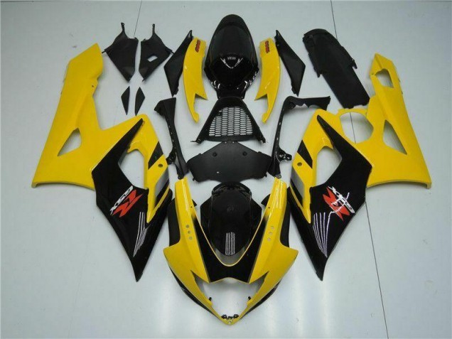 Affordable 2005-2006 Yellow Suzuki GSXR 1000 Replacement Fairings Canada Affordable 2005-2006 Yellow Suzuki GSXR 1000 Replacement Fairings Canada