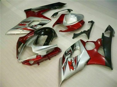 Affordable 2005-2006 Red White Suzuki GSXR 1000 Bike Fairings Canada