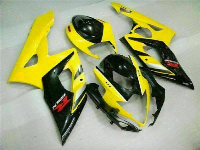 Affordable 2005-2006 Yellow Black Suzuki GSXR 1000 Motorcycle Fairings Kits Canada Affordable 2005-2006 Yellow Black Suzuki GSXR 1000 Motorcycle Fairings Kits Canada