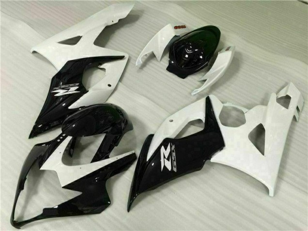 Affordable 2005-2006 White Black Suzuki GSXR 1000 Moto Fairings Canada