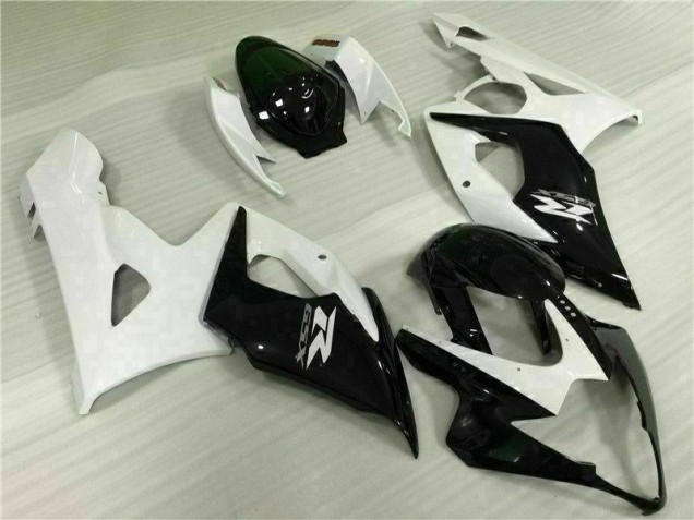 Affordable 2005-2006 White Black Suzuki GSXR 1000 Moto Fairings Canada