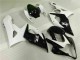 Affordable 2005-2006 White Black Suzuki GSXR 1000 Moto Fairings Canada