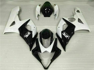 Affordable 2005-2006 White Black Suzuki GSXR 1000 Moto Fairings Canada