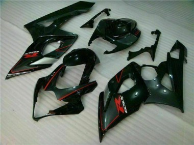 Affordable 2005-2006 Black Suzuki GSXR 1000 Replacement Fairings Canada